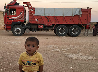 Distribution d’aide alimentaire à Alep Septembre