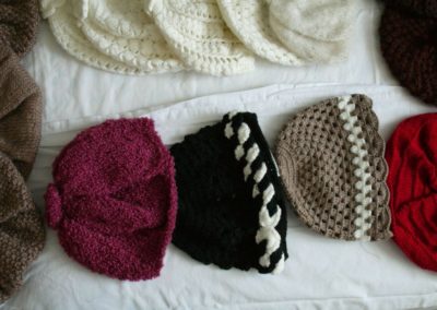 Bonnets en crochet